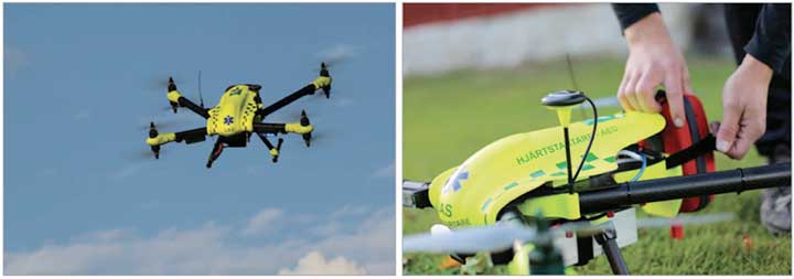 Drone Improve Response Times for Out-Of-Hospital Cardiac Arrests
