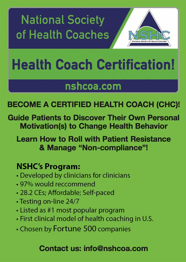 edu natioanl society health coaches