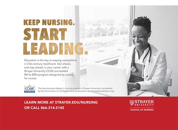 edu strayer nursing leader