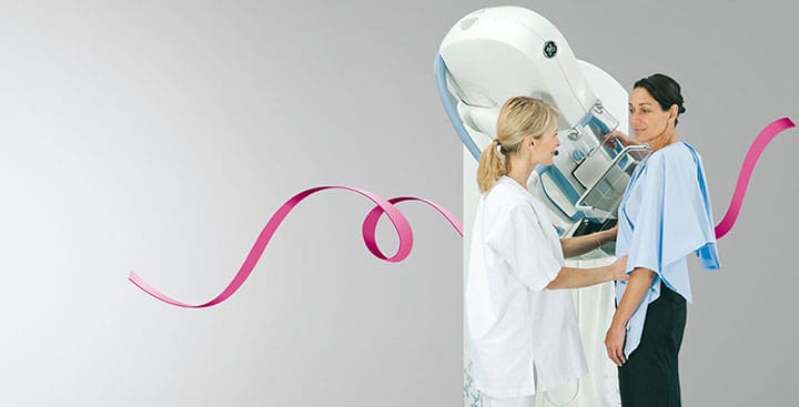 mammography device patient compression