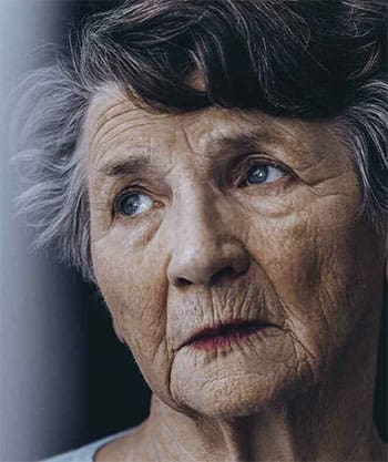 cognitive impairment elderly lady