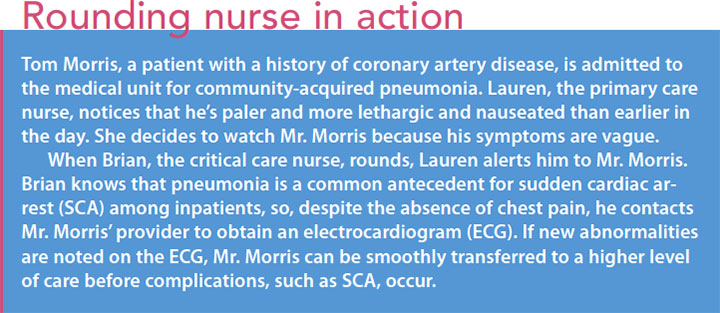 heart stop life give update cardiac arrest round nurse action
