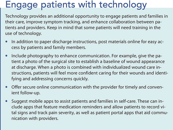 preventing surgical site infection engage patient technology