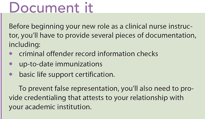 6 tips clinical nurse educators document