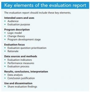 key-elements-of-the-evaluation-report