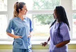 conversation between nurses