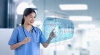 Nurse using AI